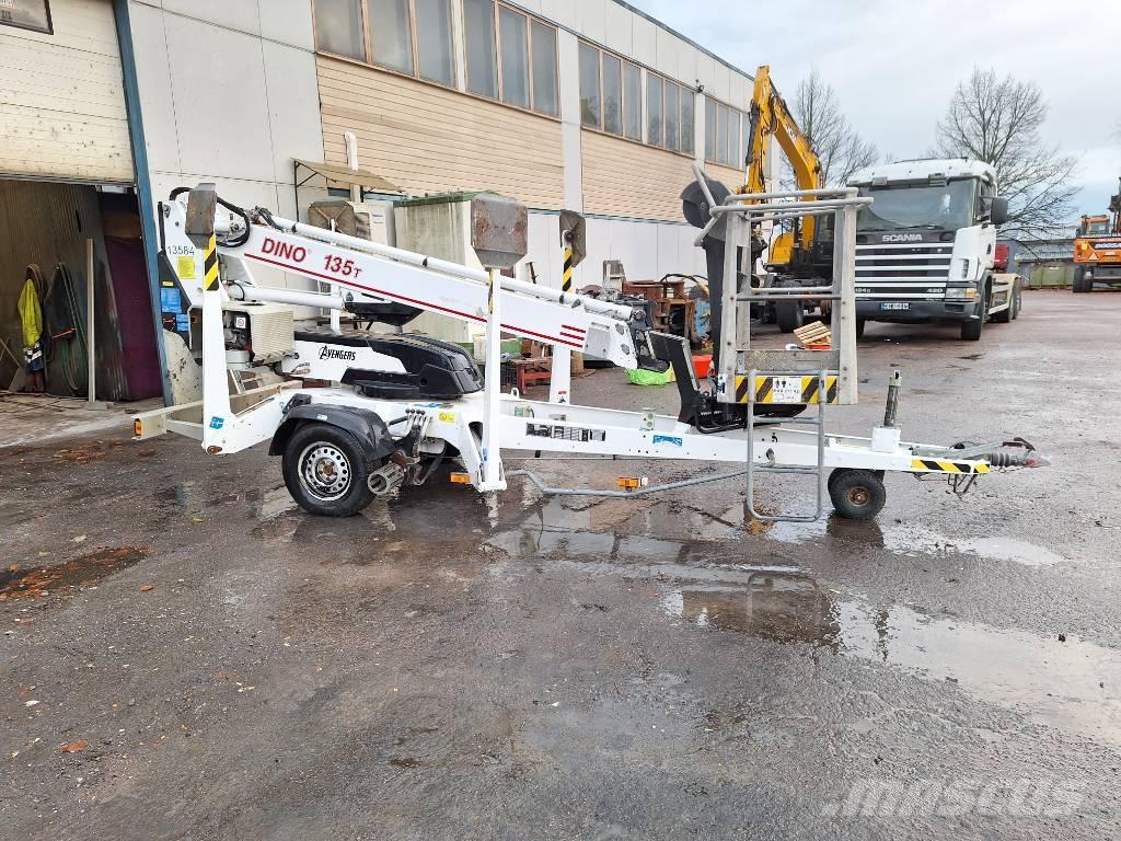 Dino 135 T Trailer mounted aerial platforms