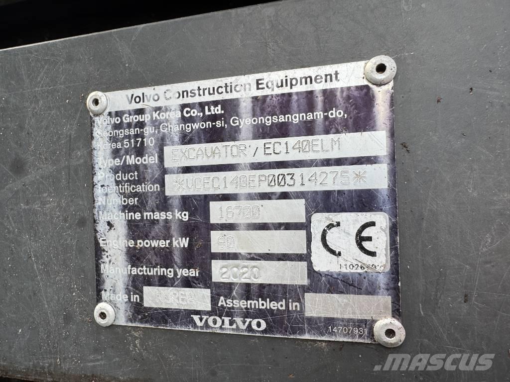Volvo EC 140 ELM Crawler excavators