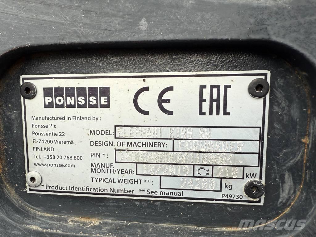 Ponsse Elephant King Forwarders