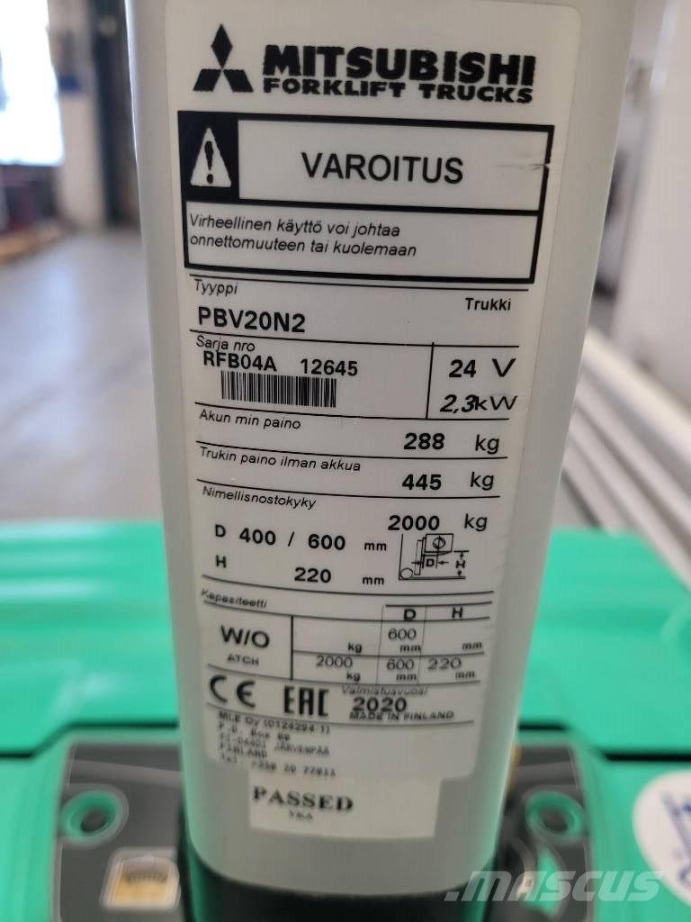 Mitsubishi PBV 20 N2 Low lifter with platform