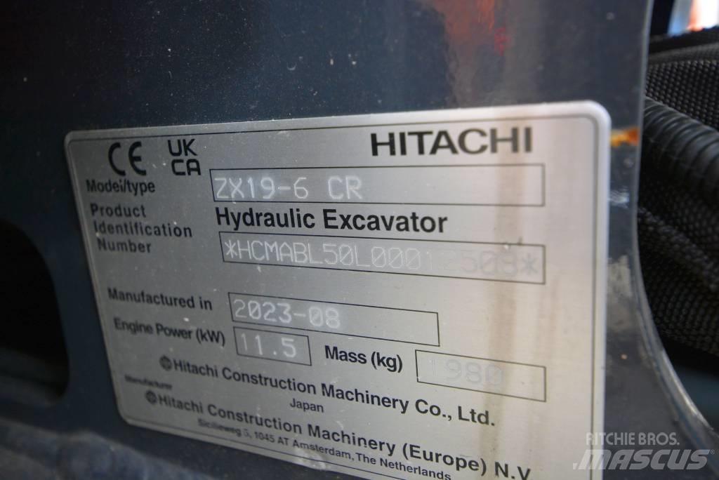 Hitachi ZX 19-6 Mini excavators < 7t