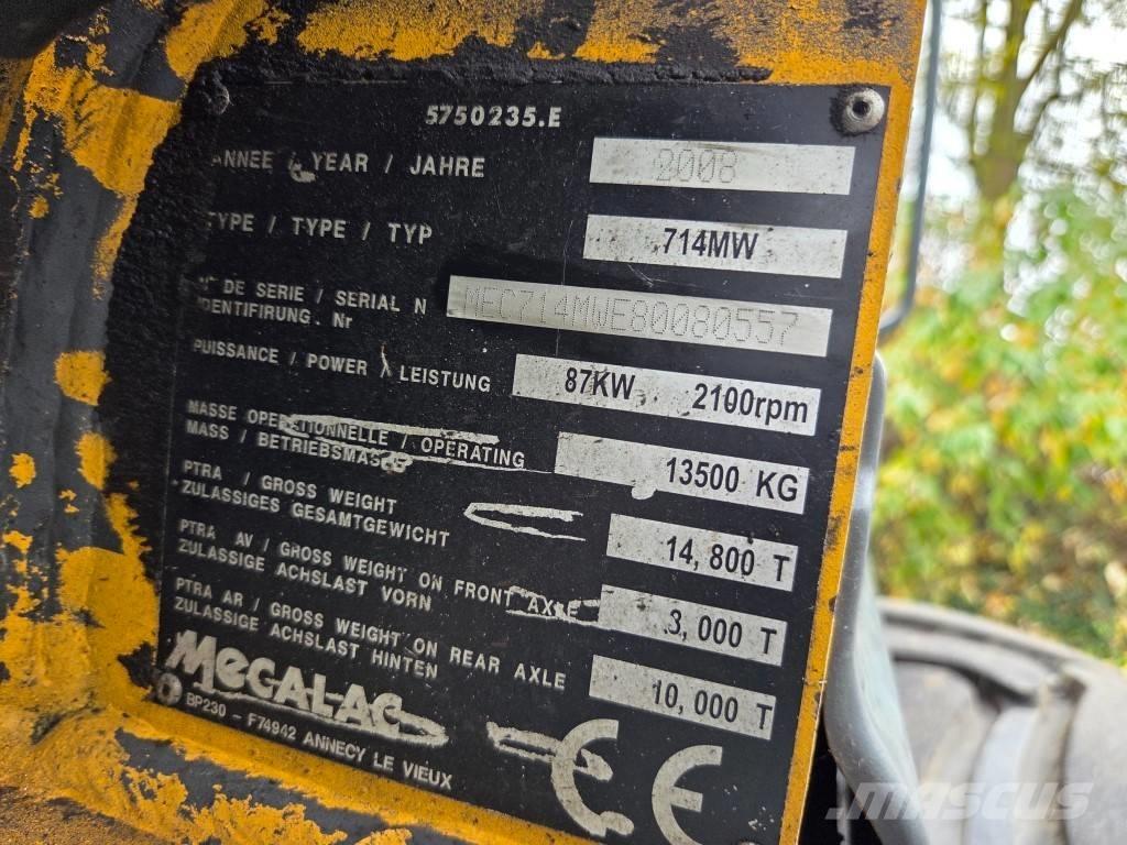 Mecalac 714 MW Wheeled excavators