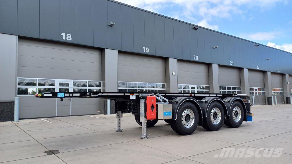 D-tec CC-20-3-T Containerframe/Skiploader semi-trailers