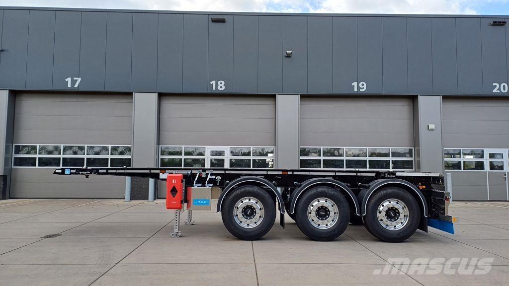 D-tec CC-20-3-T Containerframe/Skiploader semi-trailers