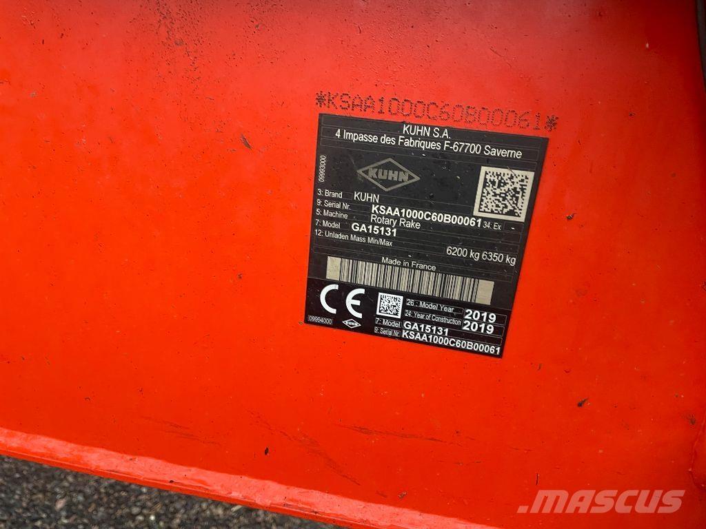 Kuhn GA 15131 Windrowers