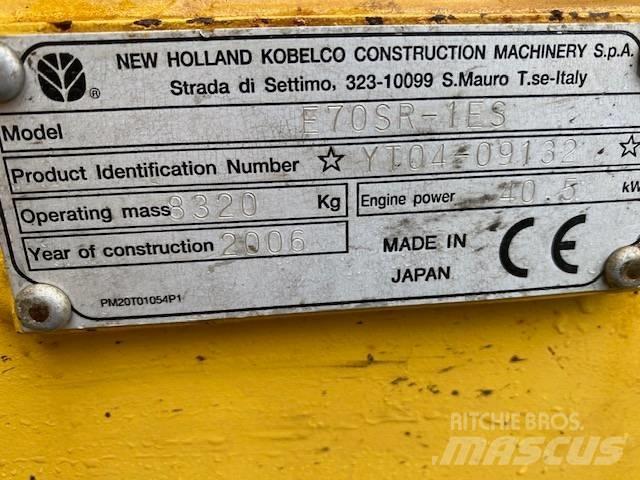 New Holland E 70 SR Midi excavators  7t - 12t
