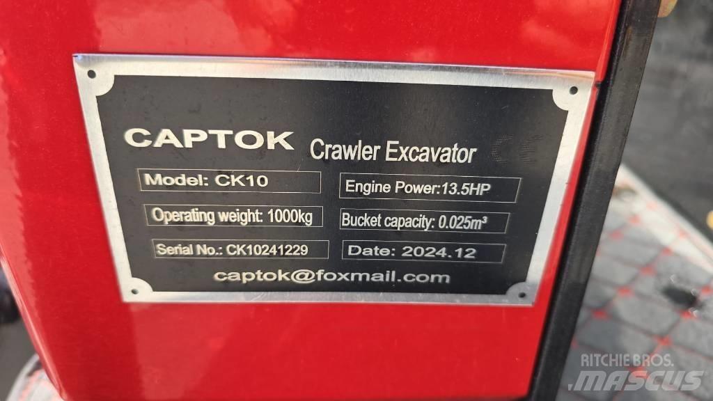 Captok CK10 Mini excavators < 7t