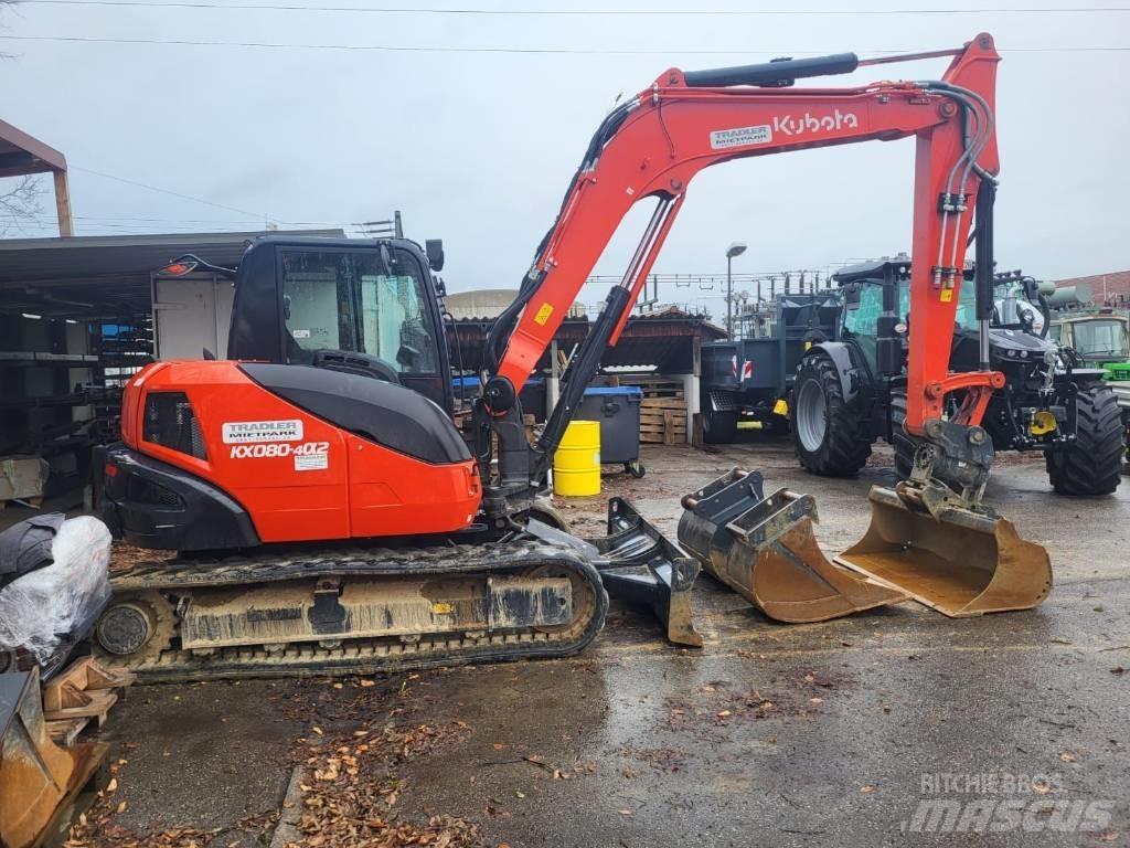 Kubota KX 080-4 Mini excavators < 7t
