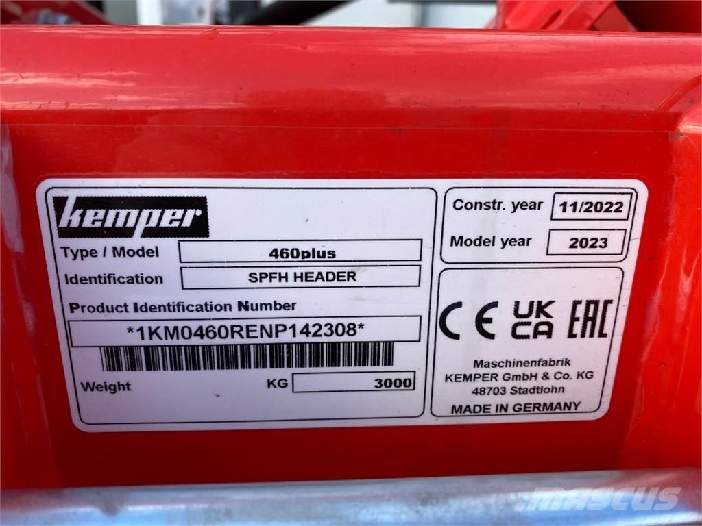 Kemper 460 plus Other farming machines