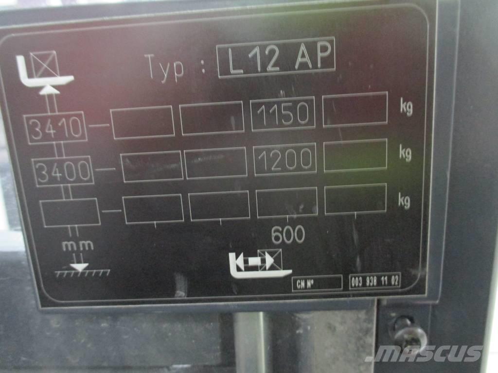 Linde L 12 AP Self propelled stackers