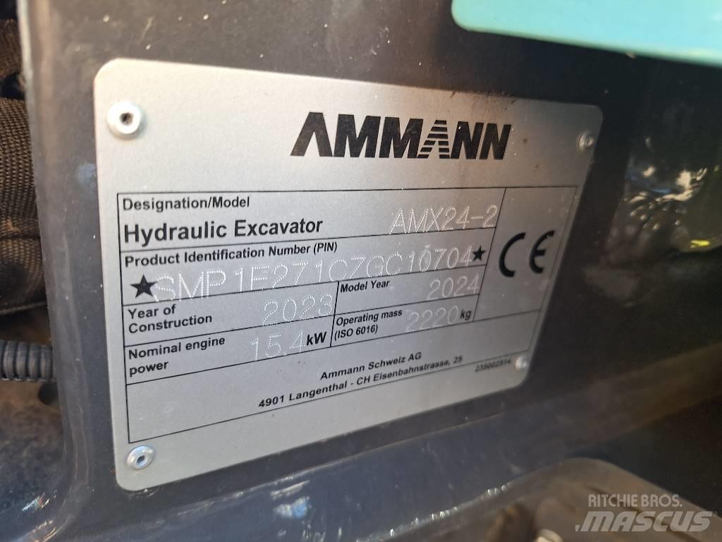 Ammann AMX24-2 Mini excavators < 7t