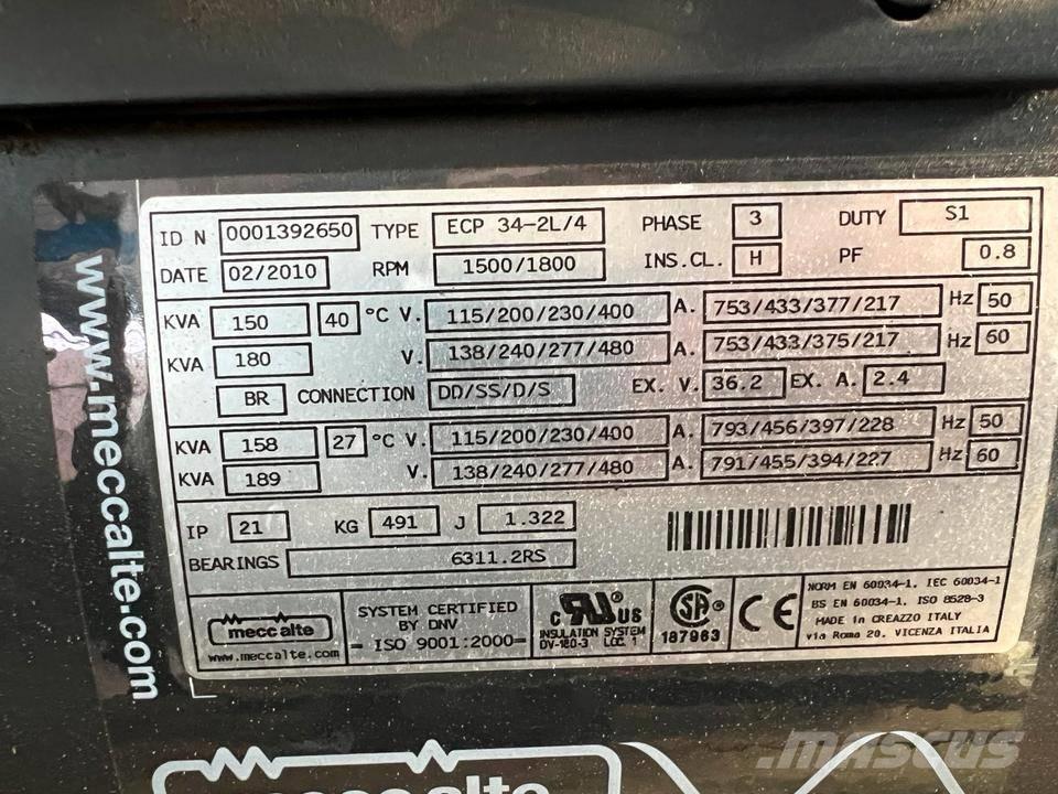  Mecc alte 85-300 KVA Other Generators