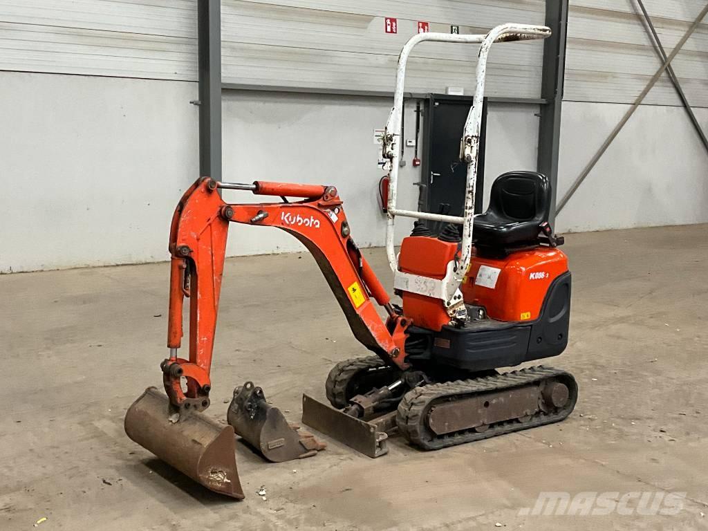 Kubota K 008-3 Mini excavators < 7t