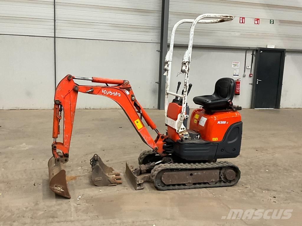 Kubota K 008-3 Mini excavators < 7t