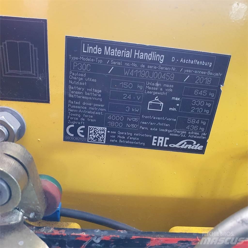 Linde P30C Towing truck