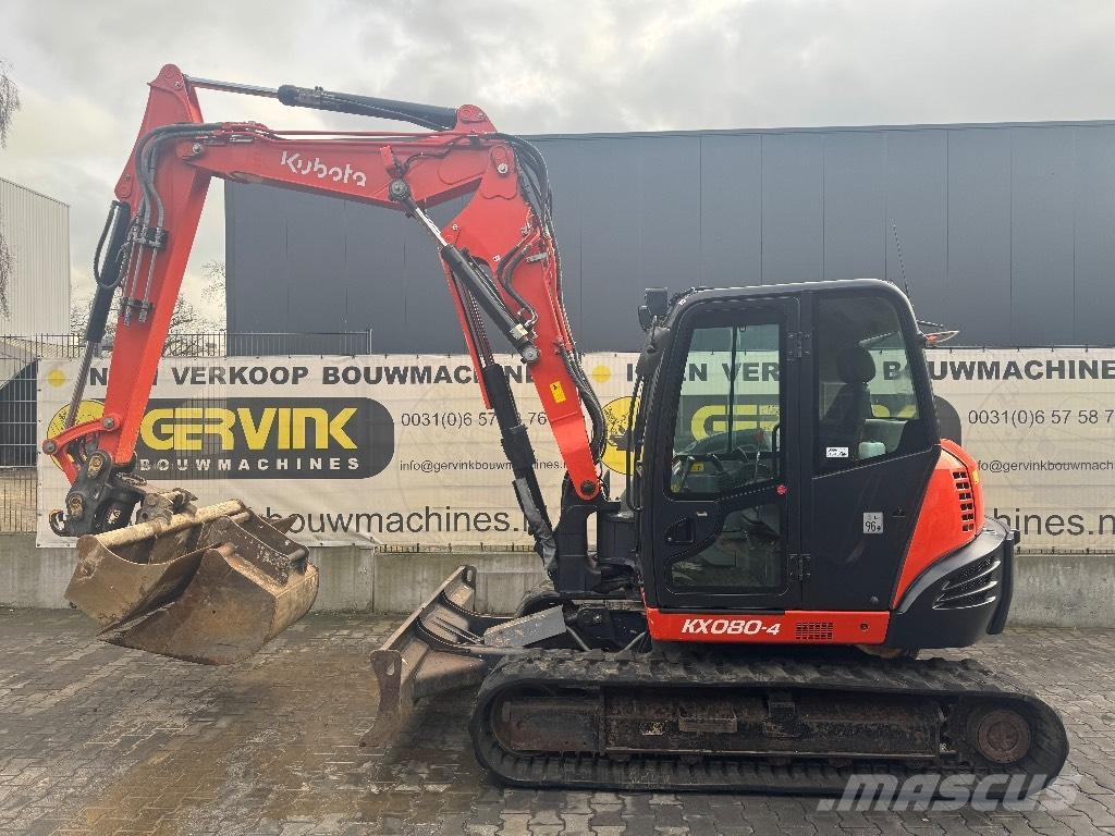 Kubota KX 080-4 Midi excavators  7t - 12t