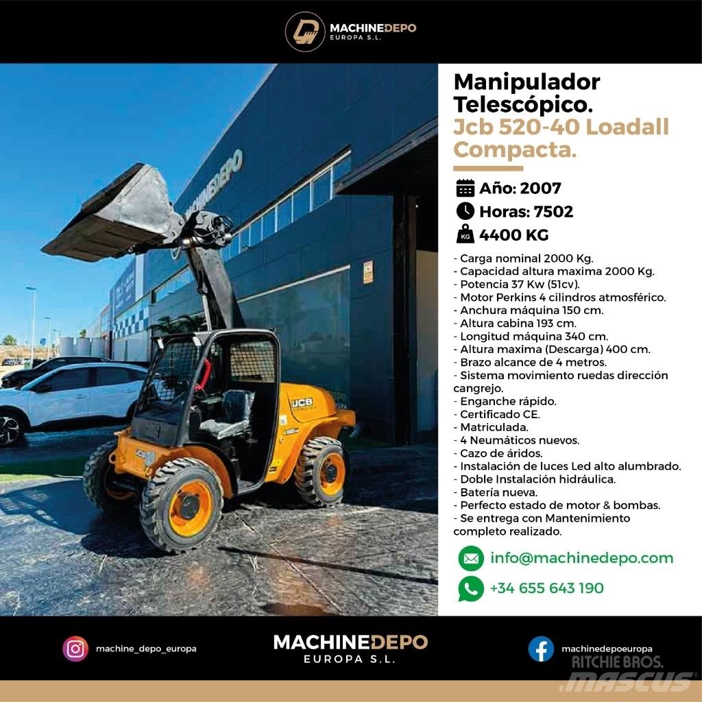 JCB 520-40 Farming telehandlers