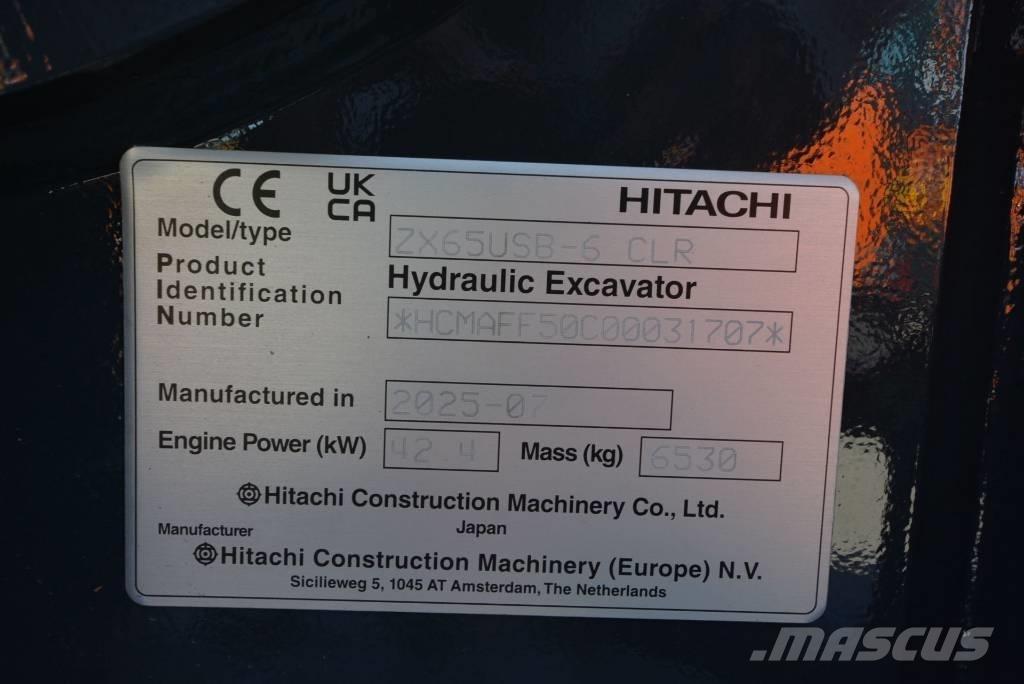 Hitachi ZX 65 USB-6 Mini excavators < 7t