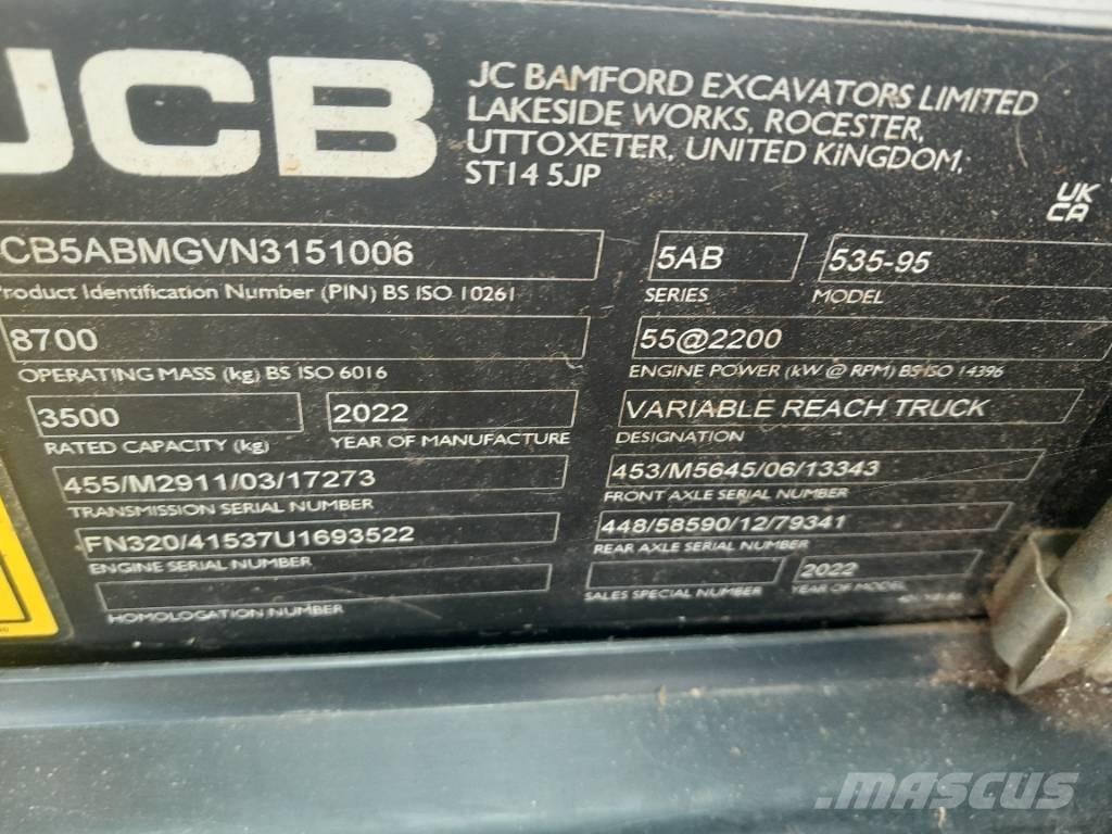 JCB 535-95 Farming telehandlers