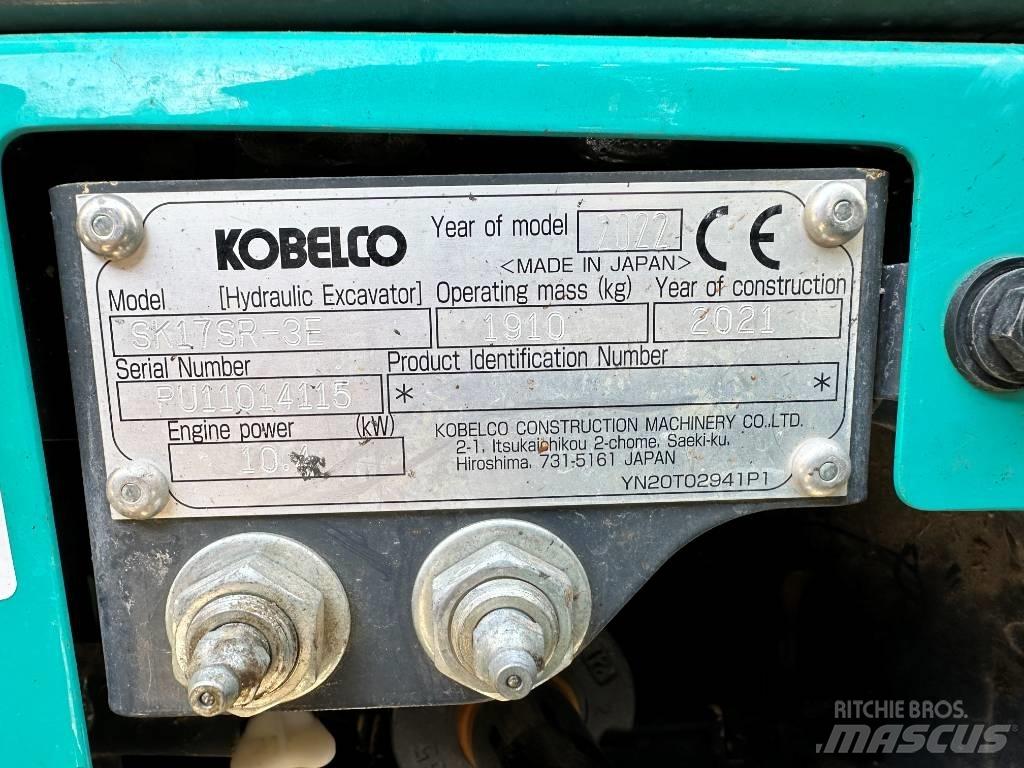 Kobelco SK17SR-3E Mini excavators < 7t