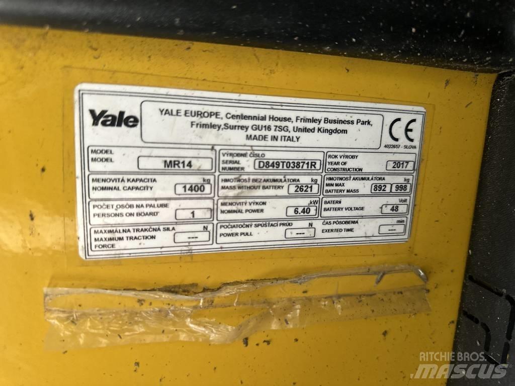 Yale mr14 Reach truck