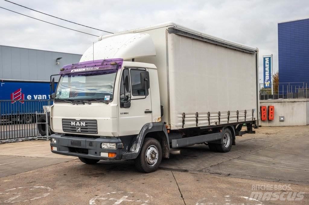 MAN LE 180 Tautliner/curtainside trucks