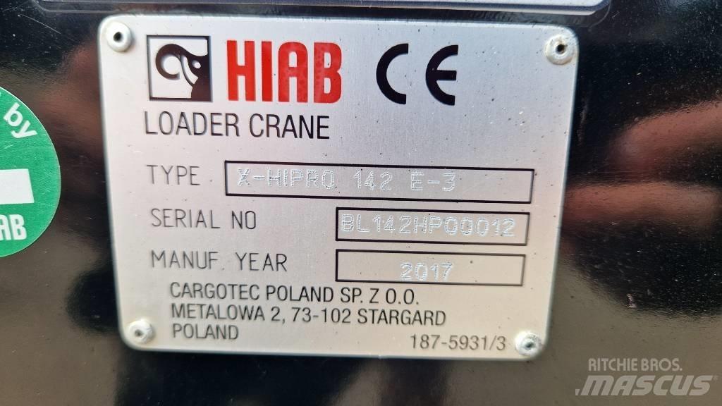 Hiab X-Hipro 142 E-3 Loader cranes
