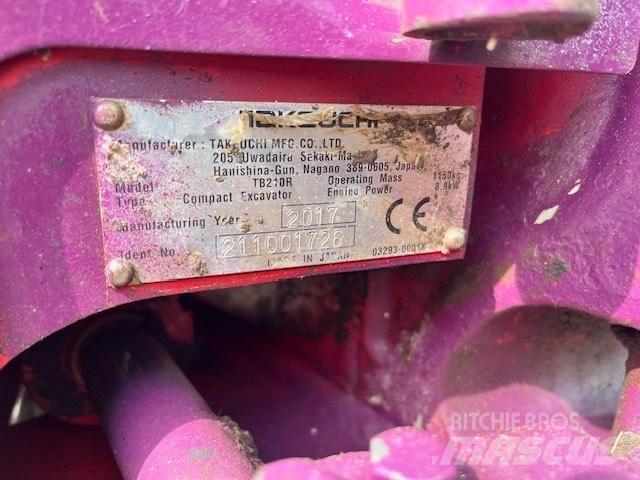 Takeuchi TB 210 Mini excavators < 7t