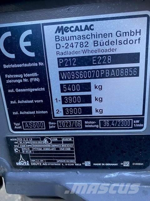 Mecalac AS600 Other farming machines