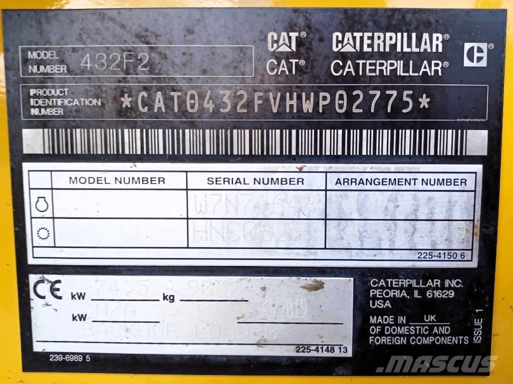 CAT 432 F TLB's