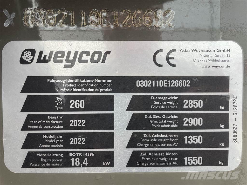 Weycor AW260 Rollers