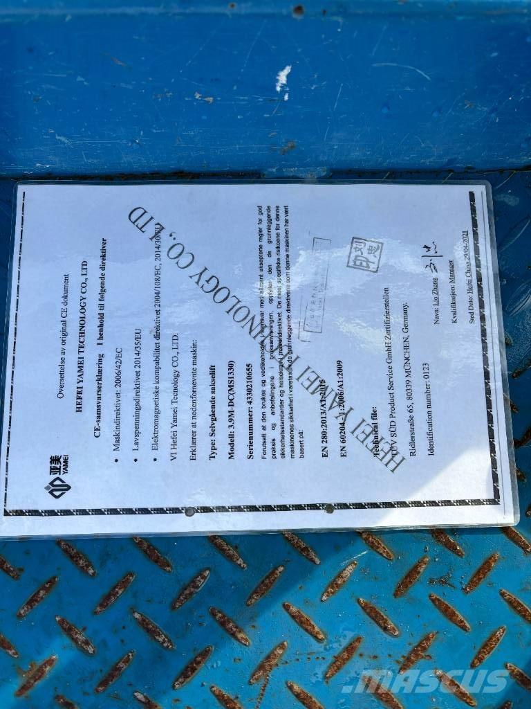 Yamei MS1330 Scissor lifts