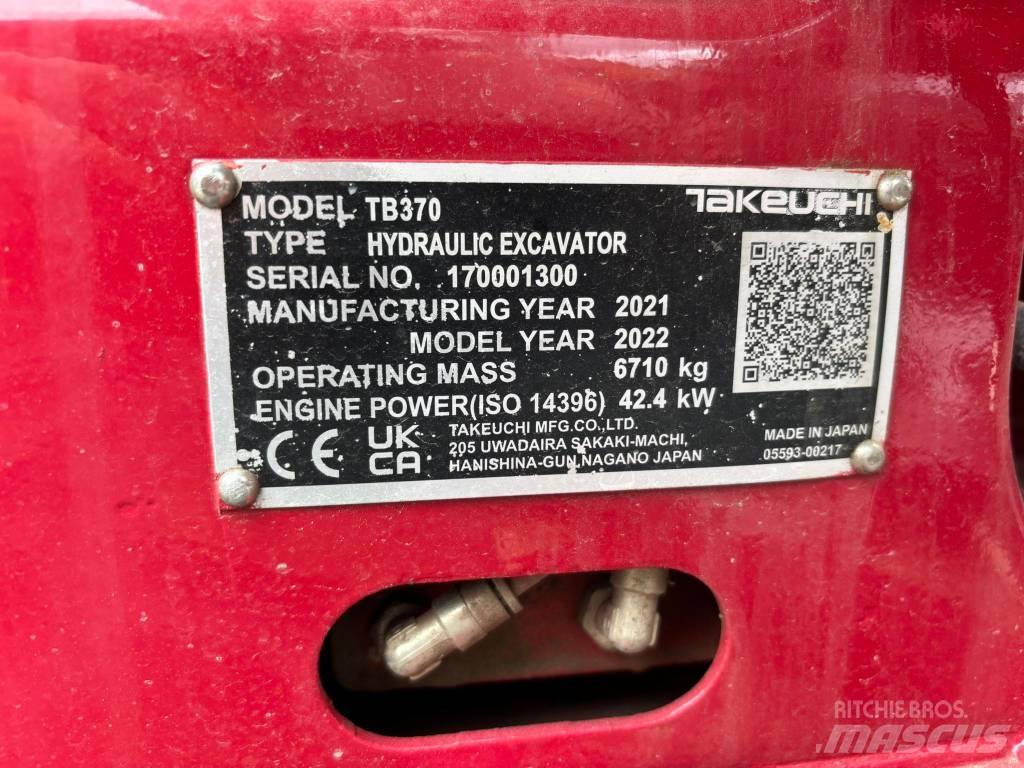 Takeuchi TB 370 Mini excavators < 7t