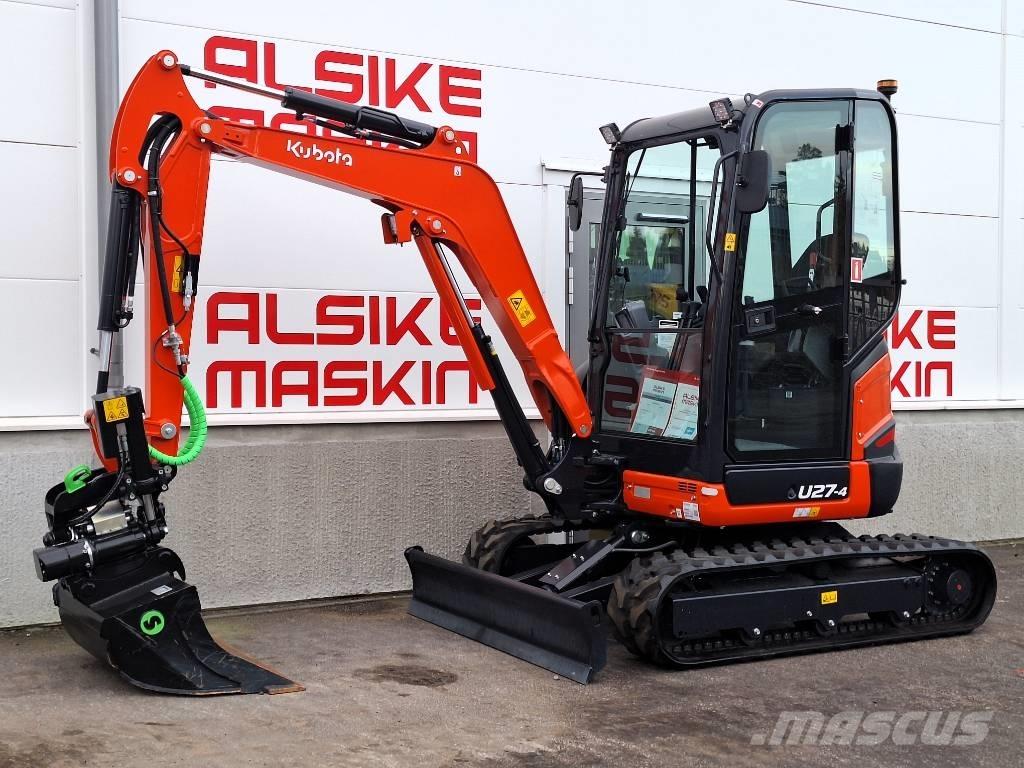 Kubota U 27-4 Mini excavators < 7t