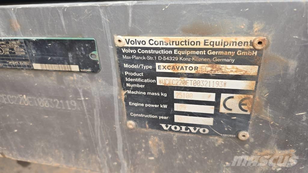 Volvo EC220EL Crawler excavators