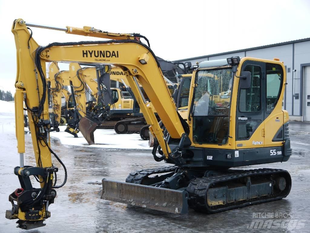Hyundai R 55-9A Mini excavators < 7t