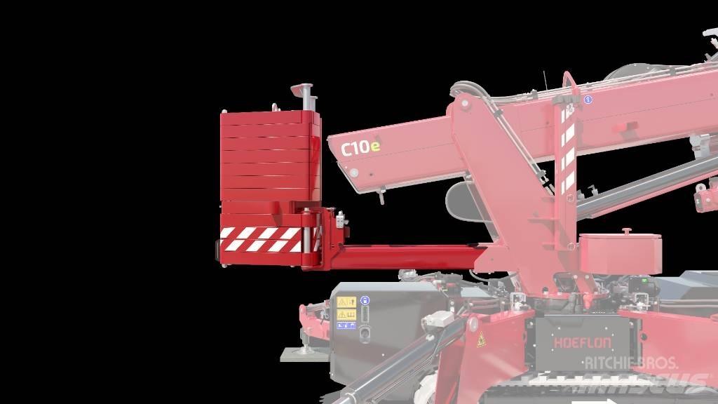 Hoeflon C10e Mini cranes