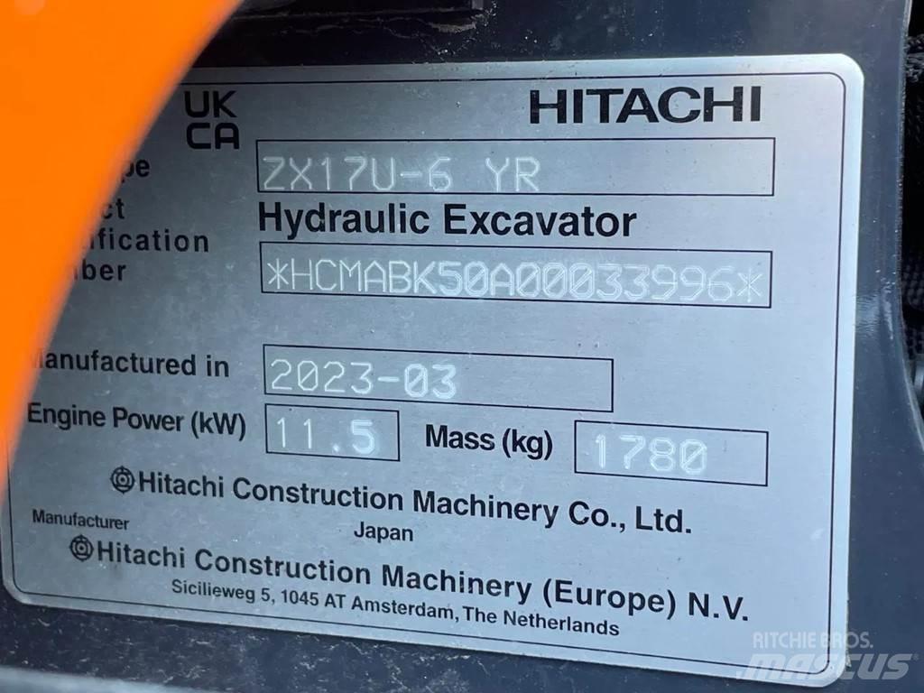 Hitachi ZX17U Mini excavators < 7t
