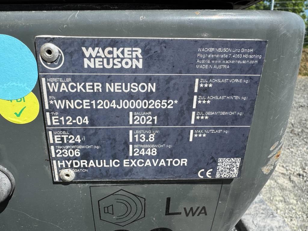 Wacker Neuson ET24 Crawler excavators