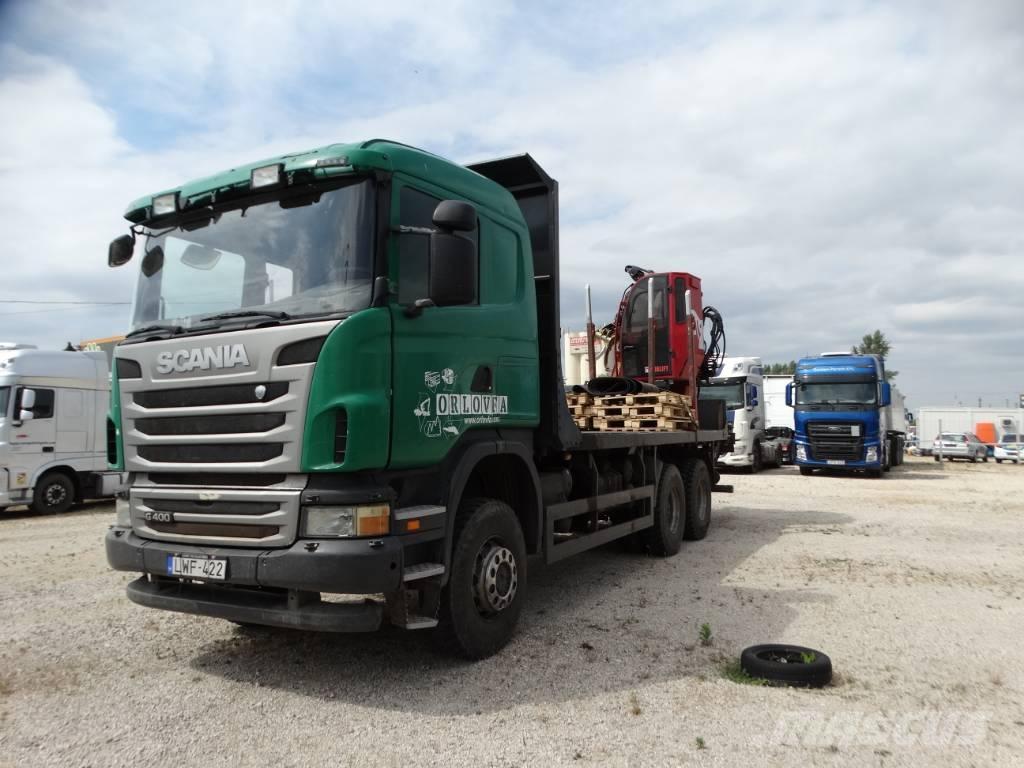 Scania G400 Crane trucks