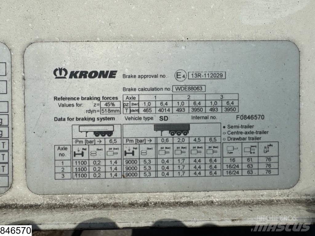 Krone Tautliner Curtainsider semi-trailers