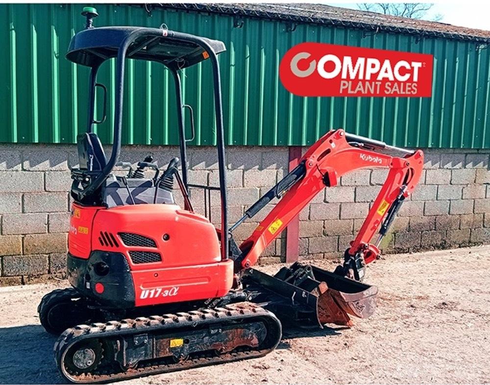 Kubota U17-3a Mini excavators < 7t