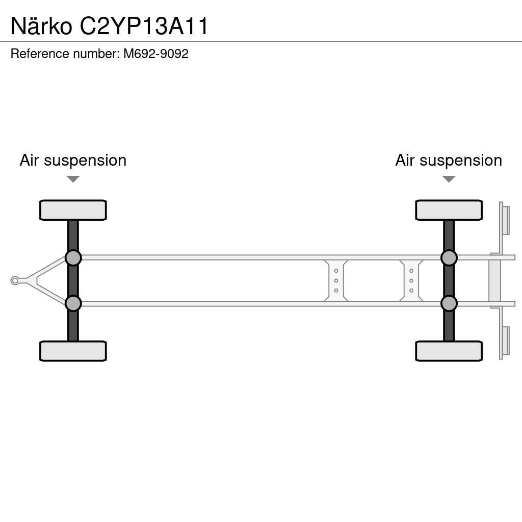 Närko C2YP13A11 Tautliner/curtainside trailers