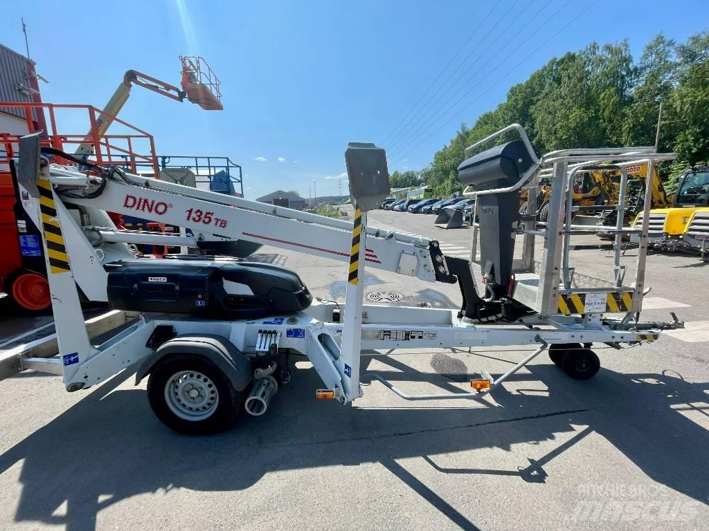 Dinolift 135 tb Trailer mounted aerial platforms