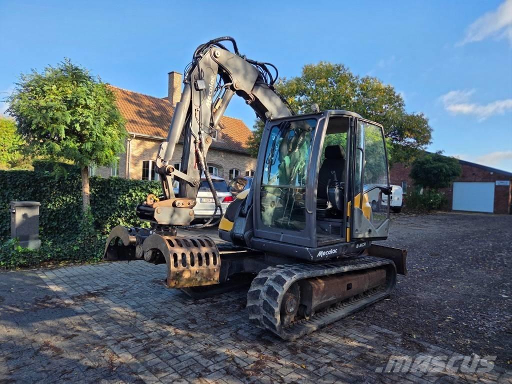 Mecalac 8 MCR Midi excavators  7t - 12t