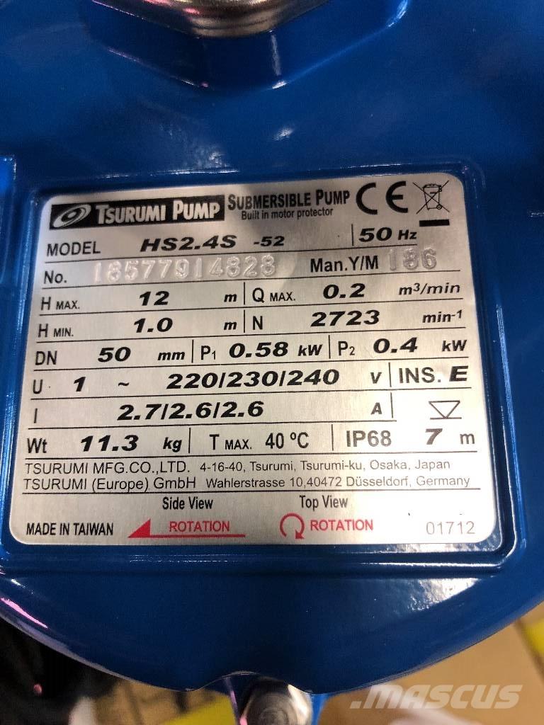 Tsurumi HS2.4S-52 Other components