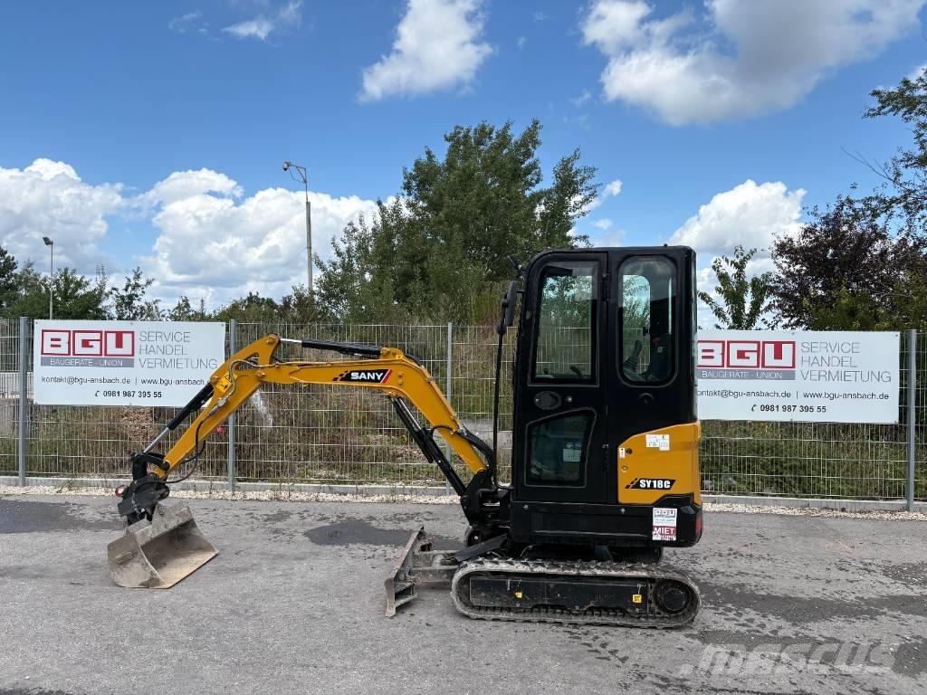 Sany SY 18 C Mini excavators < 7t