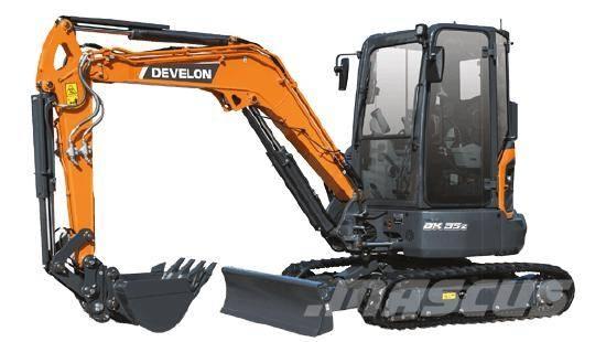 Doosan DX35Z-7 Mini excavators < 7t
