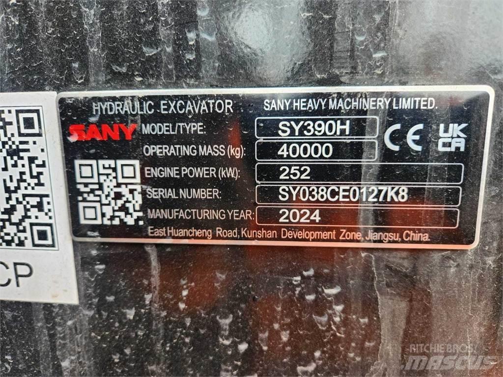 Sany SY390H Crawler excavators