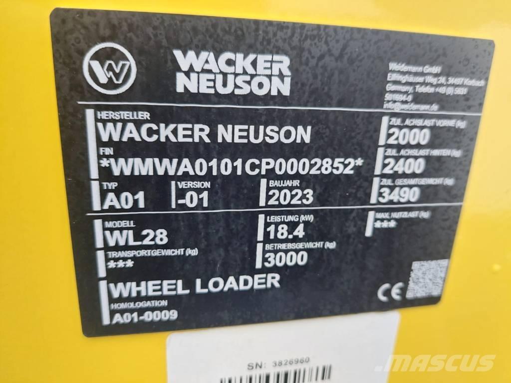 Wacker Neuson WL28 Wheel loaders